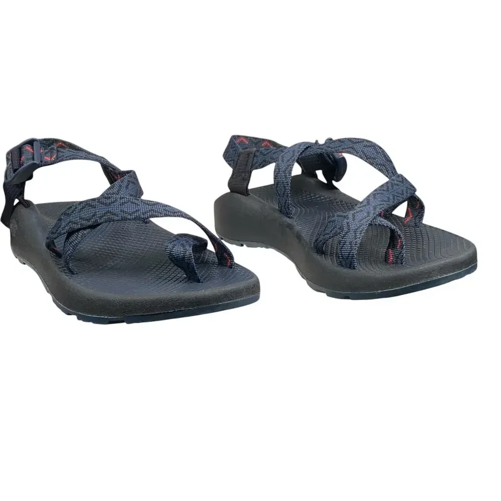 Chaco Mens Z2 Classic Blue Black Trail Hiking Sandals Size US 10